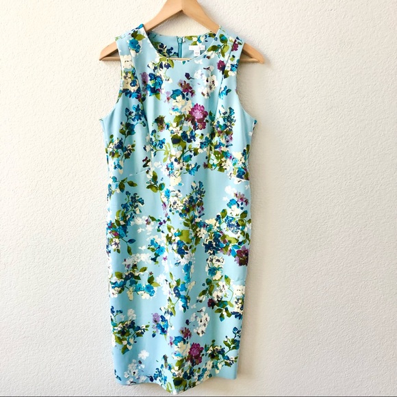 J Jill Floral Sheath Dress with Pockets - Sizes 4 and 6 - Picture 1 of 7